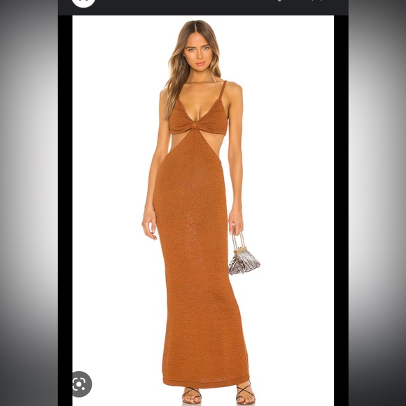 Cult Gaia Serita Dress in Amber - Picture 8 of 10